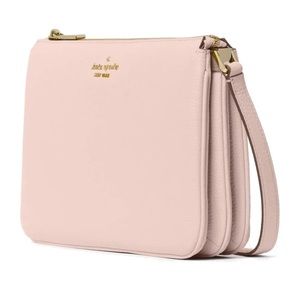 Kate Spade Blush Leila Crossbody, top zip- NWOT